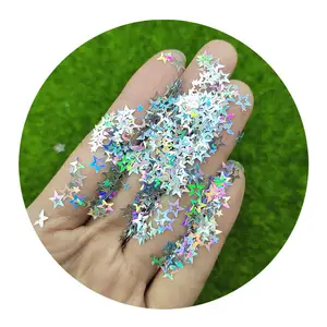 500G Mixed Hollow Star Sequins Nail Art Glitter for Slime Filling Confetti for Lady Girls Manicure Wedding Decoration