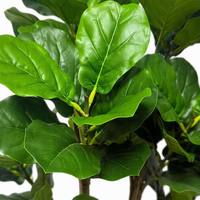 Arbre artificiel Ficus lyrata, plante verte artificielle en pot pour la décoration de la maison, du bureau, de l'hôtel, des mariages, vente en gros