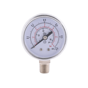 Manomètre radial 40 mm Y40D en acier inoxydable, entièrement en acier pour la mesure industrielle - Product Image 1