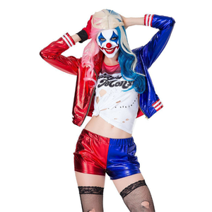 Ropa de mujer porque uniforme Sexy conjunto completo ropa de Carnaval película Suicide Squad Harley Quinn disfraz - Product Image 4