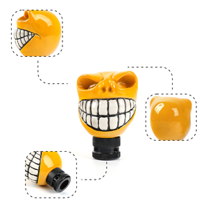 Accessoires <span class=keywords><strong>de</strong></span> voiture multicolores, <span class=keywords><strong>pommeau</strong></span> <span class=keywords><strong>de</strong></span> levier <span class=keywords><strong>de</strong></span> <span class=keywords><strong>vitesse</strong></span> universel <span class=keywords><strong>de</strong></span> 8 cm, design <span class=keywords><strong>de</strong></span> crâne, dernier modèle - Product Image 5