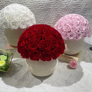 <span class=keywords><strong>Rose</strong></span> éternelle avec <span class=keywords><strong>rose</strong></span> longue durée pour la Saint-Valentin, la remise des diplômes, Noël, le Nouvel An chinois - Product Image 2