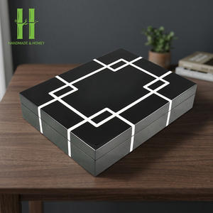 LACQUER BOX High Quality <b>Vietnam</b> Handmade Jewelry Lacquer Box Customized Sizes Decorative Glossy Box Hand - Product Image 1