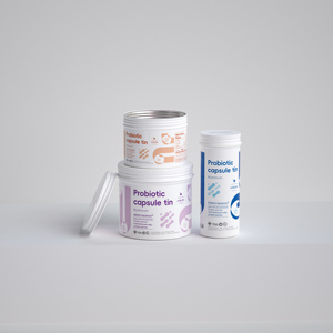 Boîte en aluminium de qualité alimentaire pour compléments alimentaires, conteneur écologique recyclable avec design personnalisé, conteneur pour capsules de probiotiques - Product Image 5