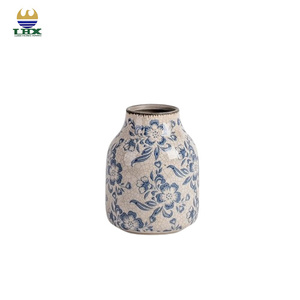 <span class=keywords><strong>Vaso</strong></span> da Fiori da Tavolo in <span class=keywords><strong>Ceramica</strong></span> Stile Tradizionale Cinese Vintage in Porcellana Bianca e <span class=keywords><strong>Blu</strong></span> per Arredamento Casa dal Produttore - Product Image 6