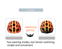 Protection de sécurité casque de vélo vtt ultraléger casque de route moulé intégralement, cross BMX casque de cyclisme