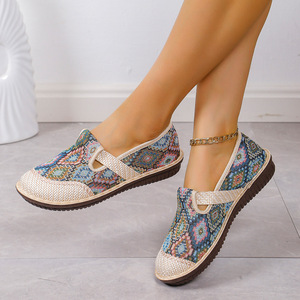 Fabricante <span class=keywords><strong>de</strong></span> <span class=keywords><strong>zapatos</strong></span> chinos, zapatillas <span class=keywords><strong>de</strong></span> verano <span class=keywords><strong>de</strong></span> colores mezclados <span class=keywords><strong>para</strong></span> <span class=keywords><strong>mujer</strong></span>, sandalias <span class=keywords><strong>de</strong></span> lino transpirables <span class=keywords><strong>de</strong></span> <span class=keywords><strong>suela</strong></span> plana <span class=keywords><strong>para</strong></span> exteriores - Product Image 4