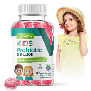 Bonnes Qualités Gummies Probiotiques Vitamine C pour Enfants et Adultes Soutien Digestif et Immunitaire Vegan - Product Image 1