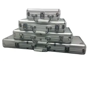 Vente en gros de jetons de poker en aluminium 500 pièces Produit de divertissement avec mallette de rangement pratique - Product Image 1