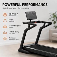 Cinta de Correr Plegable ZB-HTD-16 Lista para Enviar, en Stock, MOQ Bajo, Máquina Eléctrica para Correr, Carga de 150 kg, Logotipo Personalizado, Fitness en Casa