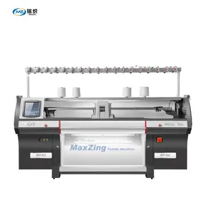 MaxZing New 2024 model multi gauge flat knitting machine sweater Gauge 12 flat knitting computerized flat knit