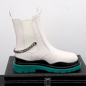 Nuovi Stivali Casual da <span class=keywords><strong>Uomo</strong></span> Autunno 2025, Stile Europeo e Americano, Suola Alta e Spessa, Aumento Interno di Altezza - Product Image 6