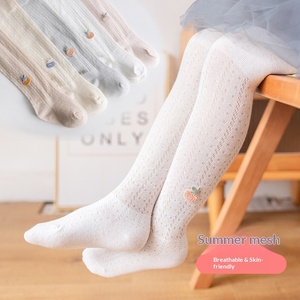 Collants respirants en maille pour bébé fille, collants d'été en coton pour tout-petits, leggings élastiques ajourés - Product Image 2