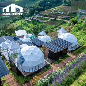 เต็นท์โดม Geodesic ขนาดเล็ก4ม./5ม./6ม. สำหรับโรงแรมแกลมปิ้งโดมและรีสอร์ทพร้อมบาร์เหล็กในประเทศไทย - Product Image 6