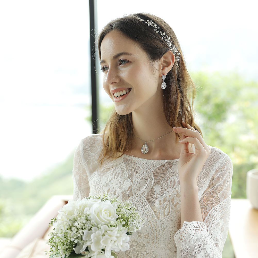 Dress Accessorize Necklaces Crystal Back Chain For Women