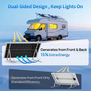 Panneaux solaires monocristallins haute efficacité 12V 18V 24V 48V 50W 100W 200W 300W 350W 400W 500W - Product Image 5