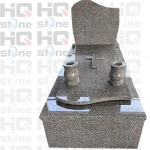 XIAMEN HQ STONE g664 china granite monument tombstone 664 pink granite headstones custom tombstones and monuments