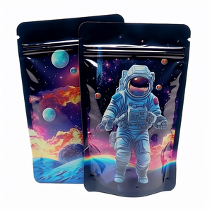 Kalee 3.5g Mylar Zipper Bags Pouch Food Storage <strong>Small</strong> Baggies Sample Bag Moisture Proof Smell Proof Packaging Cali Packs - Product Image 6