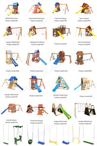 ชุดชิงช้าไม้สำหรับเด็กเล่นกลางแจ้ง เหมาะสำหรับสวน โรงเรียนอนุบาล และสนามเด็กเล่นในบ้าน - Product Image 6