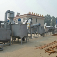 Ligne de lavage de bouteilles PET 2000 kg/h, machine de recyclage de flocons de bouteilles en plastique, ligne de production d'usine