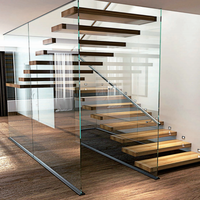 Maßgefertigte Modulare Mattglas-Geländer Treppen mit Einfacher Installation U-förmige Kanal-Lösungen für Balkon & Einkaufszentrum