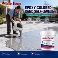 Peinture liquide autolissante pour sols en résine époxy, sable coloré, imitation marbre, revêtement en béton, imperméable, résistant à l'usure