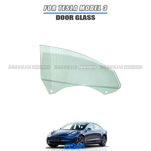 Vidrio templado transparente a precio de fábrica para la ventana lateral de la puerta del coche, para Tesla Model 3 2017-2021 - Product Image 1