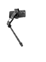Q31 Gimbal genggam ponsel pintar, penstabil kamera ponsel pintar dengan stik Selfie, dudukan Tripod tanpa kabel, pelacakan wajah LED jarak jauh 2025