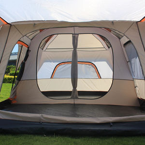 Tienda de campaña familiar europea personalizada de lujo para 6-8 personas, dos dormitorios, sala de estar, resistente al agua para acampar al aire libre - Product Image 6