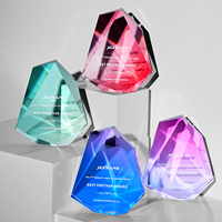 Trophée en cristal écologique éblouissant 2025, cristal de verre personnalisé, médaille gravée créative, polie, thème sportif, imprimé UV