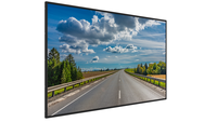 Layar LCD Panel IPS Ultra-Tipis Bercahaya Tinggi untuk Signage Digital Dalam Ruangan, Media Player, Monitor Layar Sentuh untuk Periklanan