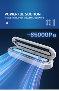 Máy hút chân không <span class=keywords><strong>mini</strong></span> cầm tay QH-69, máy đóng gói chân không nhỏ gọn với chức năng cắt túi, hiển thị thời gian, bảo quản thực phẩm - Product Image 6