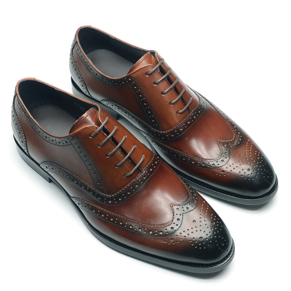 Italian Design Plus Size Oxford Leather Dress Shoes for Men - Genuine Leather, Lace-Up, Casual & Formal Styles Available Italian Design Plus Size Oxford Leather Dress Shoes for Men - Genuine Leather, Lace-Up, Casual & Formal Styles Available