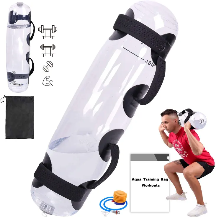 Aqua Fitness Bag Training Exercise Equipment Water bag for Balance Core and Workout Strength Best for Personal Training Gym