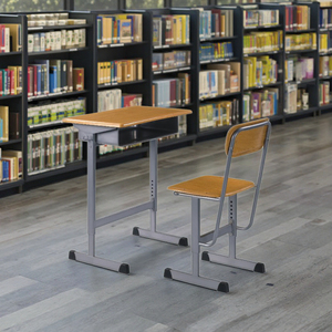 Modern Style Commercial Schooling Student Metal Adjustable <b>Study</b> <b>Desk</b> and Chair ST-208D <b>Study</b> <b>Desk</b> and Chair ST-208D - Product Image 6