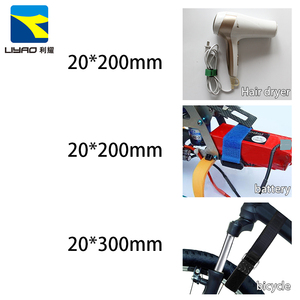 Nylon jaune auto-adhésif crochet boucle sangles métal boucle tension attaches pour modèles batterie regroupement Organisation vêtement accessoire - Product Image 5