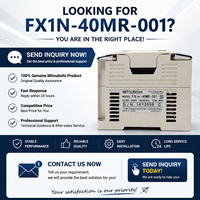 Contrôleur programmable Mitsubishi FX1N-40MR-001 MELSEC PLC 24DI 16DO, sortie relais AC 85-264V, fabriqué au Japon