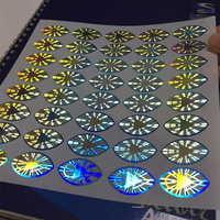 Label Keamanan Holografik 3D Cetak Kustom Desain Gratis Stiker Hologram Laser Cetak Kustom