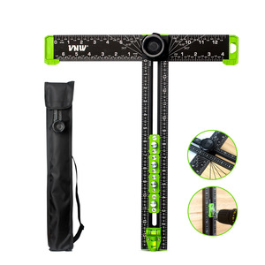 T Type <b>Combination</b> <b>Square</b> 12 Inch Plastic Level Measuring Tool For Woodworking And Carpentry - Product Image 3