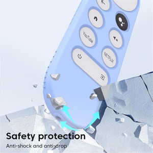 Nouvelle arrivée télécommande étui pour <span class=keywords><strong>Chromecast</strong></span> <span class=keywords><strong>TV</strong></span> 2020 coque en Silicone housse de protection pour goo-gle <span class=keywords><strong>TV</strong></span> télécommande couverture - Product Image 5