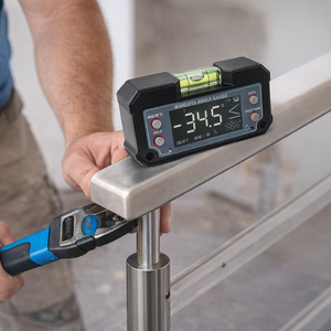 Digital Angle <strong>Gauge</strong>/Precision Inclinometer (Plastic) 0.2% Accuracy Rechargeable 3.7V Battery with Magnet OEM/ODM Customizable - Product Image 3