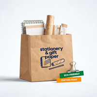 Servizio di Stampa Digitale Personalizzata su Carta per Buste Piatte in Carta Kraft Ecologica con Logo Personalizzato, Basso MOQ