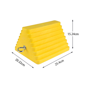 Limitateurs de <span class=keywords><strong>voiture</strong></span> en caoutchouc de haute qualité avec butées de roue, cales portables, blocs de stationnement pour <span class=keywords><strong>garage</strong></span> - Product Image 3