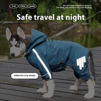 Imperméable pour chien tout compris poncho imperméable à quatre pattes Teddy jour de pluie vêtements pour animaux de compagnie petits et moyens chiens Bichon