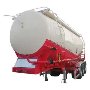 Réservoir de ciment en vrac 38-58cbm camion remorque réservoir de poudre de béton remorque camion de transport avec un bon service
