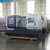 Mesin Bubut CNC Ramah Lingkungan FULU CK6150-1000, Kekakuan Tinggi, Stabil, Akurasi Posisi 0,008mm, Kecepatan Spindle 100-2200rpm, Presisi Tinggi