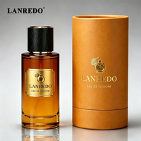 Flacon de parfum en verre dégradé de haute qualité, vide, 30ml, 50ml, 100ml, avec bouchon en plastique imitation bois et boîte – Fournisseur direct usine