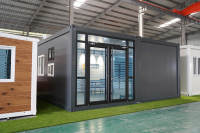 Maison conteneur préfabriquée de 40 pieds à haut volume, durable, à montage rapide, type Tiny Home, à prix bas, pour la Colombie et la Belgique