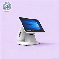 Dispositivo POS con Pantalla Táctil Android Windows de 15.6 Pulgadas, 8GB de RAM, 128GB SSD, Wi-Fi 6 y Bluetooth 5.2, Certificado CE para Panadería