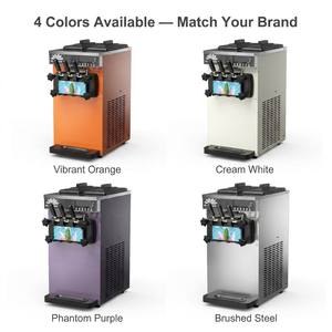 Wholesale 3-Head Soft Serve <b>Ice</b> <b>Machine</b> 15-20L/H CE Commercial Frozen Yogurt Maker Countertop <b>Ice</b> Equipment BQL-128/BQL-168 - Product Image 1